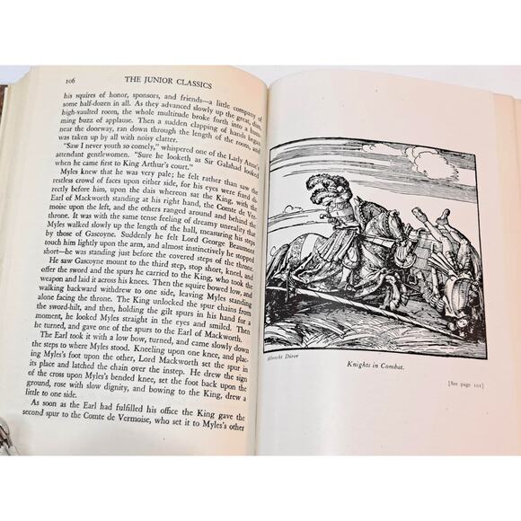 The Junior Classics Volume 8: Stories from History, Illustrated (1938 HC) - Picture 7 of 13
